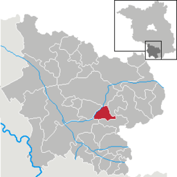 Läget för kommunen Rückersdorf i Landkreis Elbe-Elster