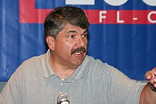 Richard Trumka was the late president of the AFL-CIO, a federation of unions, with 12.5m members. The Change to Win Federation has 5.5m members in affiliated unions. The two have negotiated merging to create a united American labor movement. Richard Trumka 2008.jpg
