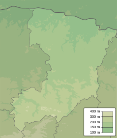Mapa konturowa obwodu rówieńskiego, na dole znajduje się punkt z opisem „Dermańsko-Ostrogski Park Narodowy”