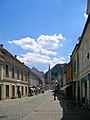 Gosposka utca a Szent Dániel-katedrálissal a háttérben
