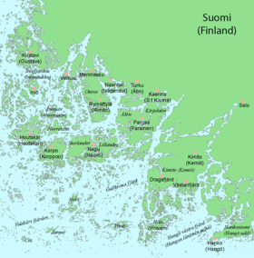 Dans les brochures touristique actuelles, l'archipel de Turku comprend généralement la partie de la mer de l'archipel appartenant au sud-ouest de la Finlande entre Särkisalo et Kustavi.