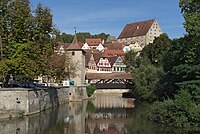 95. Platz: Roman Eisele mit Altstadt von Schwäbisch Hall