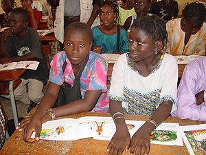 Students in Senegal