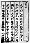 První strana rukopisu