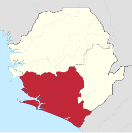 Provincia del Sud – Localizzazione