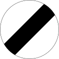 National Speed Limit Applies (1964–1990s)