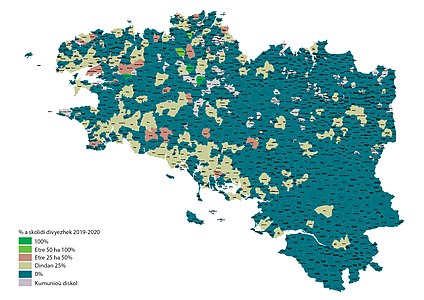 Skoliata divyezhek e Breizh dre gumun 2019-2020
