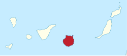 map of the Canary Islands