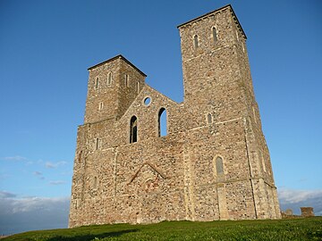 Monastery dedicated to St Mary, in Reculver, where Saint Brithwald was Abbot.