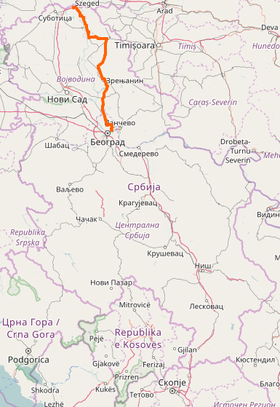 Image illustrative de l’article Route magistrale 13 (Serbie)
