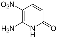 Strukturformel von 6-Amino-5-nitro-2(1H)-pyridinon