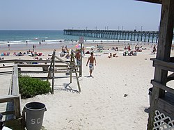The beach at Surf City