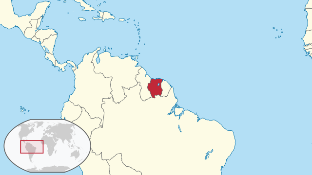 Description de l'image Suriname in its region.svg.