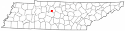 Location of Oak Hill, Tennessee