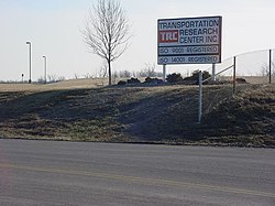 The Transportation Research Center, a facility owned by Honda and the US government, occupies a large part of Perry Township.