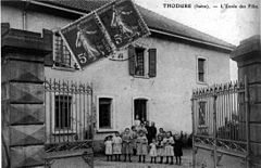 Thodure, l'école des filles, 1912