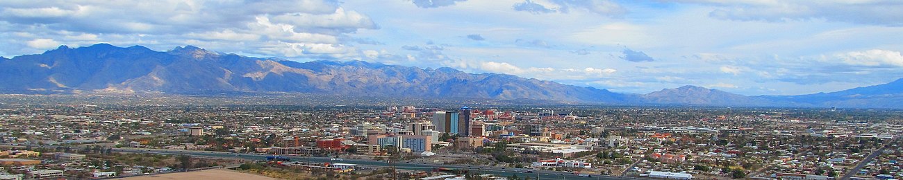 Panorámakép Tucsonról