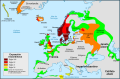 Mapa que muestra el área de asentamiento escandinavo