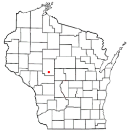 Location of Neillsville, Wisconsin