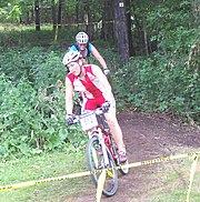 Riders during a Cross Country race