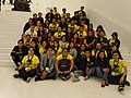 Groep van vrijwilligers die Wikimania 2015 georganiseerd hebben