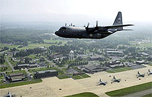 Youngstown C-130 over base.jpg