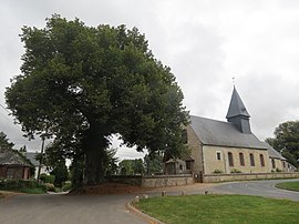 The church in Mesnil-Raoul