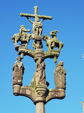 The calvary at Sainte-Marie du Ménez-Hom