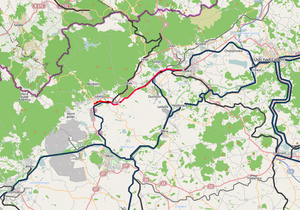 134号線 (チェコ)の路線図