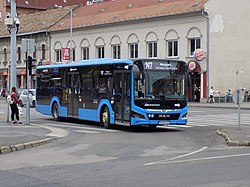 MAN Lion’s City Újpest-központban