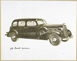 Una Buick Roadmaster berlina del 1936