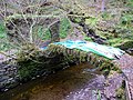 The 19th century stone bridge in Reelig Glen, built by the Fraser family