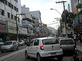 Straßenszene auf der Rua de Campo Grande in Cariacica