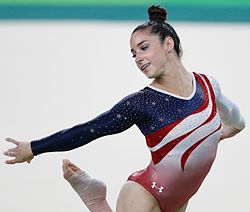 Aly Raisman Rion olympialaisissa 2016.