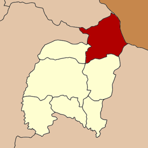 Amplasarea districtului în provincia Amnat Charoen