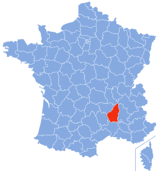 L’Ardèche au sud-est de la France