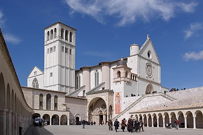 義大利的亞西西的聖方濟各聖殿