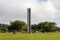 Bolsão dos campos rupestres com a Torre do Relógio ao fundo