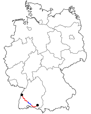 Verlauf der B 33