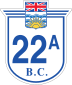 Highway 22A marker