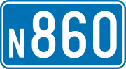 Miniatuur voor N860 (België)