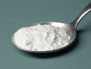 A Teaspoon with Baking powder