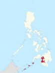 Map of the Philippines highlighting the Bangsamoro Autonomous Region in Muslim Mindanao