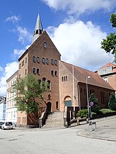 A church in Øgadekvarteret