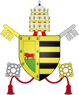 The picture the papal arms of Alexander VI.