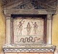 Lararium in der Casa dei in Vettii in Pompeji, um 50