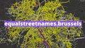 Presentation Open Knowledge Belgium - Equal Street Names Brussels - Wikipedia 20 years
