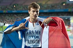 Christophe Lemaitre vid världsmästerskapen i friidrott 2011 i Daegu.