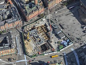 City Circle Line being built October 2015 - Rådhuspladsen.jpg