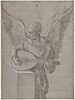 Dürer, Laute spielender Engel, 1497 (Kupferstichkabinett Berlin).jpg